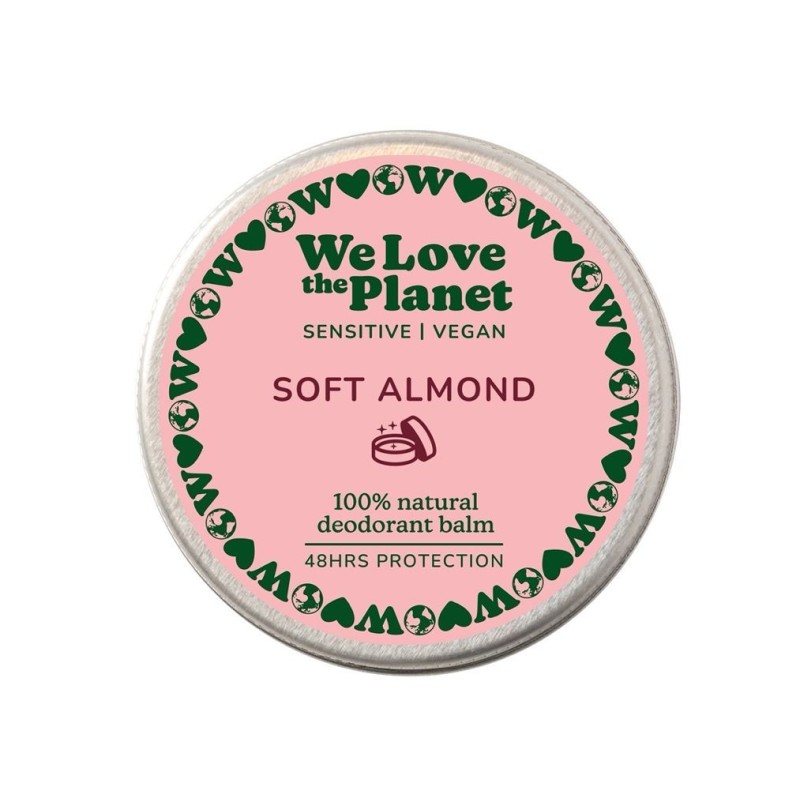 Dezodorant w kremie Soft Almond (So Sensitive), bez sody,certyfikowany bez aluminium, wysoka jakość, We Love The Planet