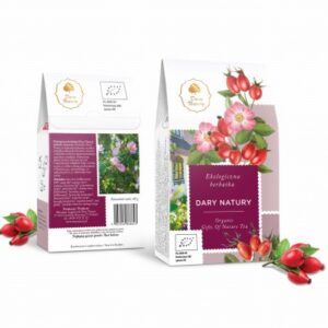 Ekologiczna herbata dary Natury, ziołowo-owocowa, 60g