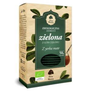 Ekologiczna zielona herbata z Yerba Mate