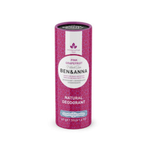 Naturalny dezodorant w sztyfcie na bazie sody PINK GRAPEFRUIT – BEN&ANNA